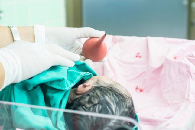 תינוק לאחר לידה. אילוסטרציה