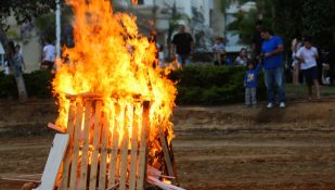 חגיגות ל"ג בעומר. צילום: פלאש 90