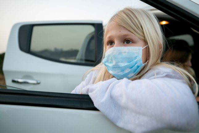 ילדה במגיפת הקורונה. צילום: חן לאופולד/ פלאש 90