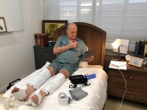 בדיקה רפואית מחדר השינה. צילום: שיבא BEYOND 