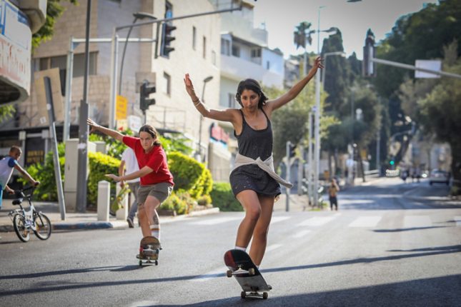 ילדים בכבישים. צילום: נעם ריבקין פנטון/ פלאש 90