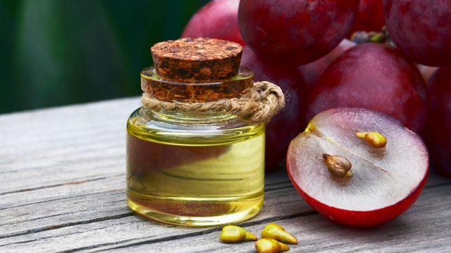 שמן זרעי ענבים. אילוסטרציה