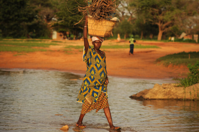 אשה בהריון באפריקה. אילוסטרציה