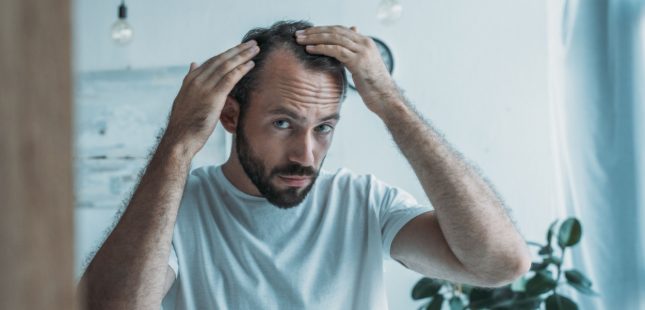 אובדן שיער, התקרחות. אילוסטרציה