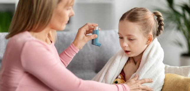 אסתמה בילדים. אילוסטרציה