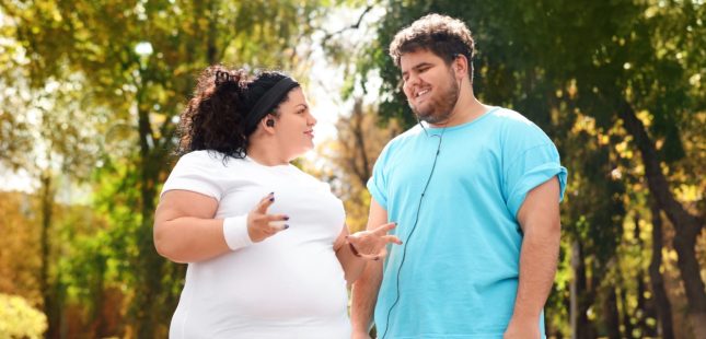 השמנה בגברים ונשים. אילוסטרציה
